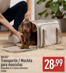 ALDI BALDO Transportín / Mochila para mascotas oferta