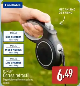 ALDI ROMEO Correa retráctil oferta