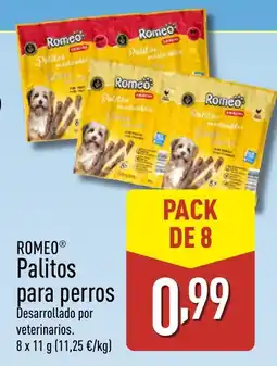 ALDI ROMEO Palitos para perros oferta