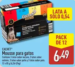ALDI CACHET Mousse para gatos oferta