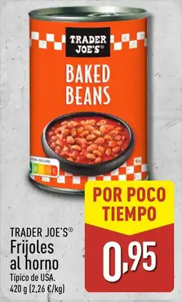 ALDI TRADER JOE'S Frijoles al horno oferta