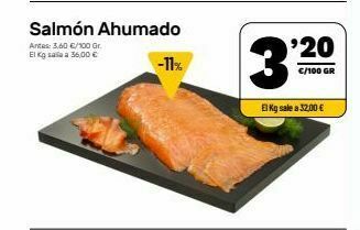 AhorraMas Salmón ahumado oferta