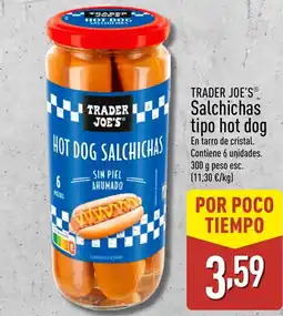 ALDI TRADER JOE'S Salchichas tipo hot dog oferta