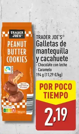 ALDI TRADER JOE'S Galletas de mantequilla y cacahuete oferta
