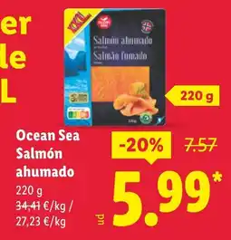 Lidl Ocean Sea Salmón ahumado oferta