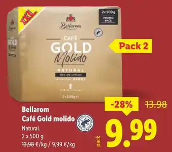 Lidl BELLAROM Café Gold molido oferta