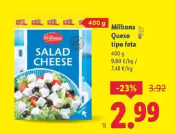 Lidl MILBONA Milbona Queso tipo feta oferta