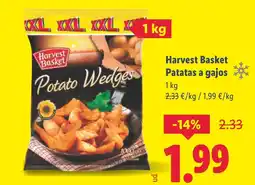 Lidl Harvest Basket Patatas a gajos oferta