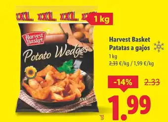 Lidl Harvest Basket Patatas a gajos oferta