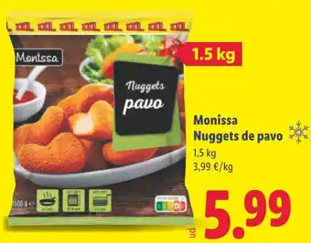 Lidl MONISSA Nuggets de pavo oferta