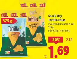 Lidl Snack Day Tortilla chips oferta