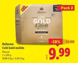 Lidl BELLAROM Café Gold molido oferta
