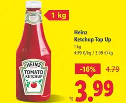 Lidl HEINZ Ketchup Top Up oferta