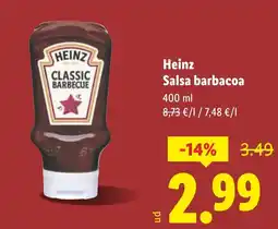 Lidl HEINZ Salsa barbacoa oferta