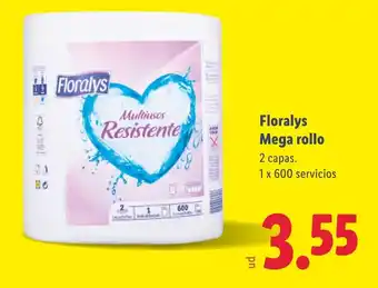 Lidl FLORALYS Mega rollo oferta
