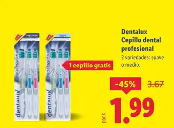 Lidl Dentalux Cepillo dental profesional oferta