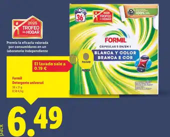 Lidl FORMIL Detergente universal oferta