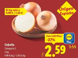 Lidl Cebolla oferta