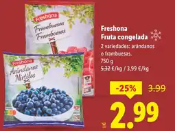Lidl FRESHONA Fruta congelada oferta