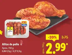 Lidl Alitas de pollo oferta