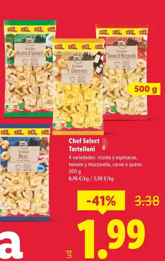 Lidl Chef Select Tortelloni oferta