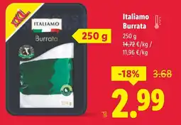 Lidl ITALIAMO Burrata oferta