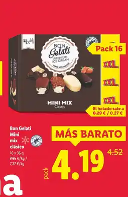Lidl Bon Gelati Mini mix clásico oferta