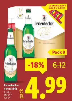 Lidl PERLENBACHER Cerveza Pils oferta