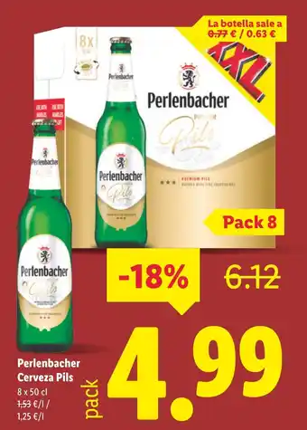 Lidl PERLENBACHER Cerveza Pils oferta