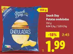 Lidl Snack Day Patatas onduladas oferta