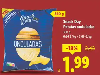 Lidl Snack Day Patatas onduladas oferta