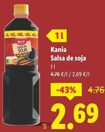 Lidl KANIA Salsa de soja e oferta