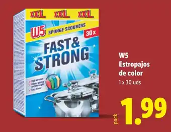 Lidl W5 Estropajos de color oferta