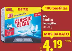 Lidl W5 Pastillas lavavajillas oferta