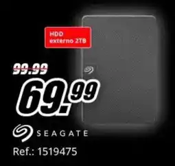 MediaMarkt SEAGATE HDD externo 2TB oferta