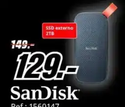 MediaMarkt SANDISK SSD externo oferta