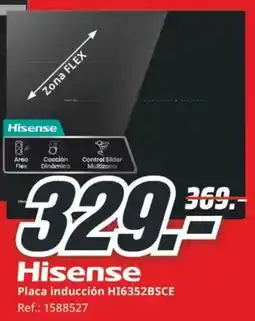 MediaMarkt HISENSE Placa inducción HI6352BSCE oferta