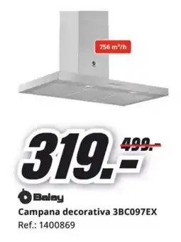 MediaMarkt BALAY Campana decorativa 3BC097EX oferta
