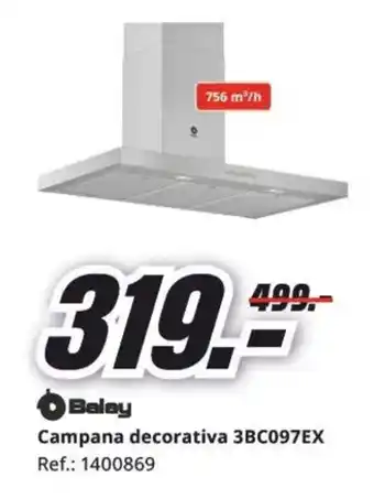 MediaMarkt BALAY Campana decorativa 3BC097EX oferta