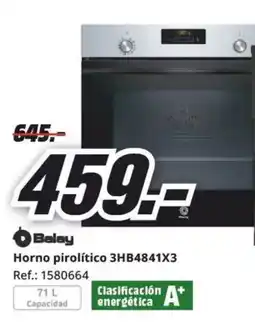 MediaMarkt BALAY Horno pirolítico 3HB4841X3 oferta