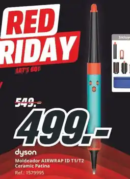MediaMarkt DYSON Moldeador AIRWRAP ID T1/T2 Ceramic Patina oferta