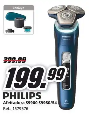 MediaMarkt PHILIPS Afeitadora $9900 $9980/54 oferta