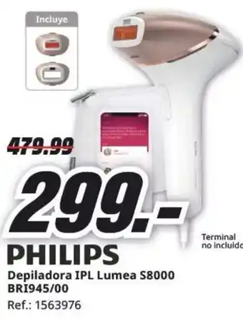 MediaMarkt PHILIPS Depiladora IPL Lumea S8000 BRI945/00 oferta