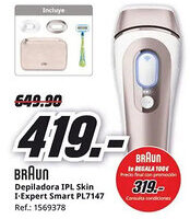 MediaMarkt BRAUN Depiladora IPL Skin I-Expert Smart PL7147 oferta