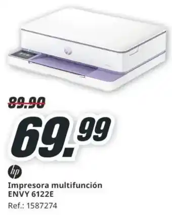 MediaMarkt HP Impresora multifunción ENVY 6122E oferta