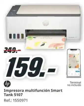MediaMarkt HP Impresora multifunción Smart Tank 5107 oferta
