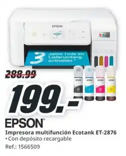 MediaMarkt EPSON Impresora multifunción Ecotank ET-2876 oferta