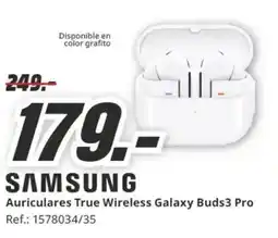 MediaMarkt SAMSUNG Auriculares True Wireless Galaxy Buds3 Pro oferta