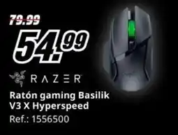 MediaMarkt RAZER Ratón gaming Basilik V3 X Hyperspeed oferta