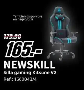 MediaMarkt NEWSKILL Silla gaming Kitsune V2 oferta